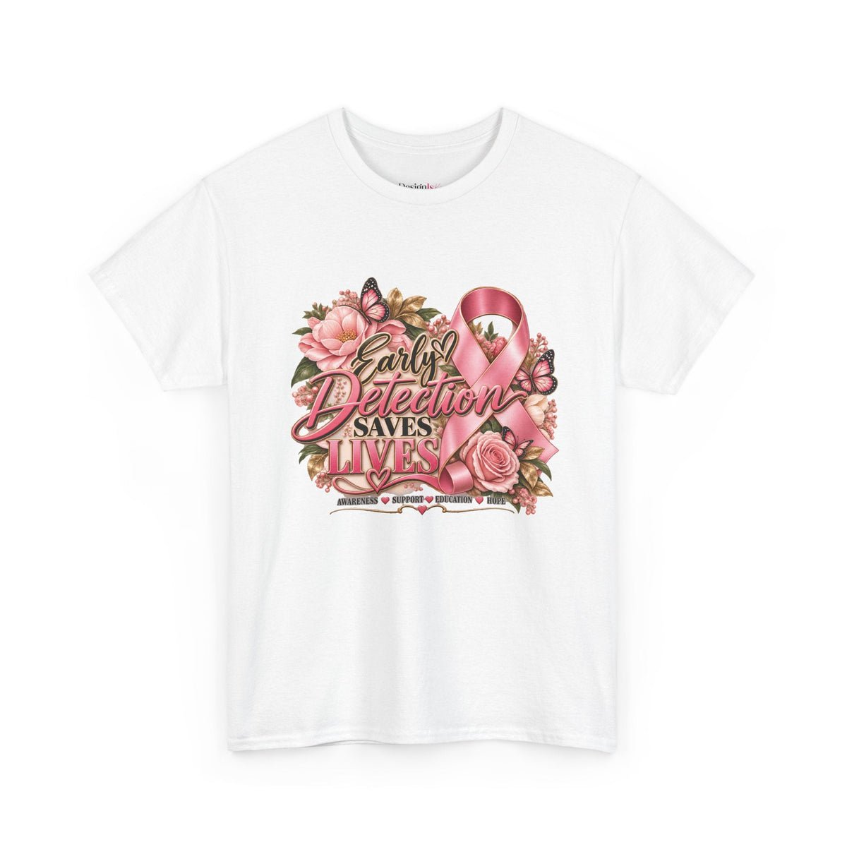 Breast cancer awareness printed shirt from Design Is Ki Customs