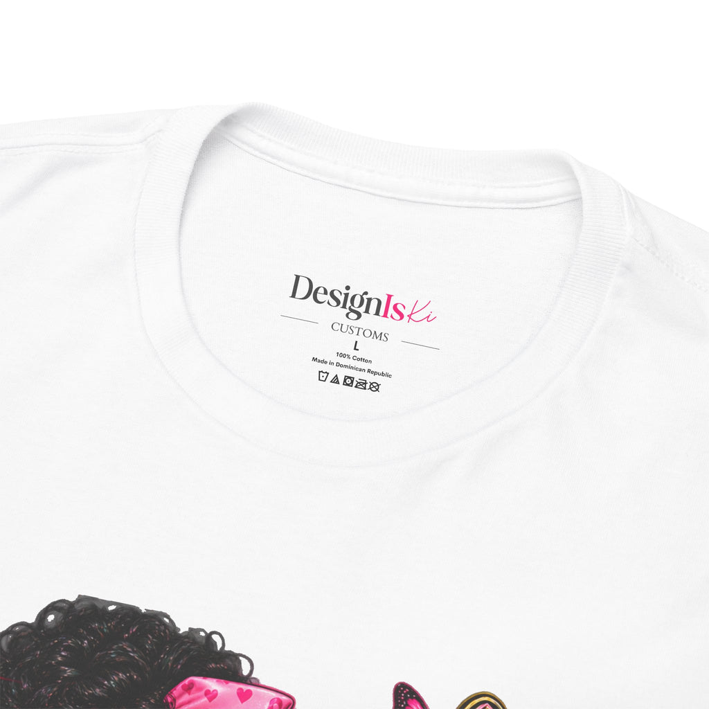 Faith Over Fear Floral Woman Breast Cancer Awareness Tee