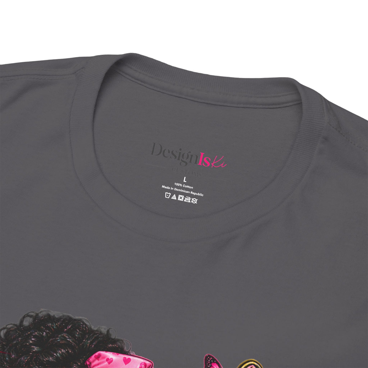 Faith Over Fear Floral Woman Breast Cancer Awareness Tee