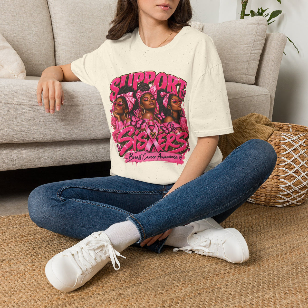 Support Our Sisters Breast Cancer Awareness T-Shirt
