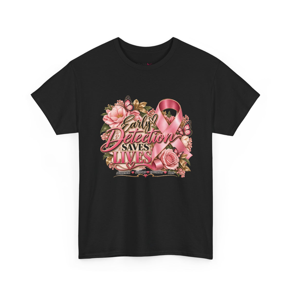 Early Detection Saves Lives Breast Cancer Awareness T-Shirt