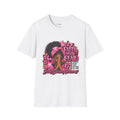 Faith Over Fear Praying Woman Breast Cancer Awareness T-Shirt