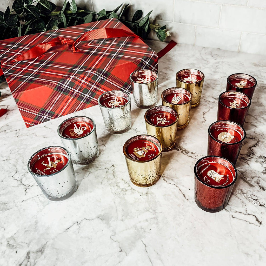 12 Days of Christmas Advent Candle Gift Set | 12 Scents