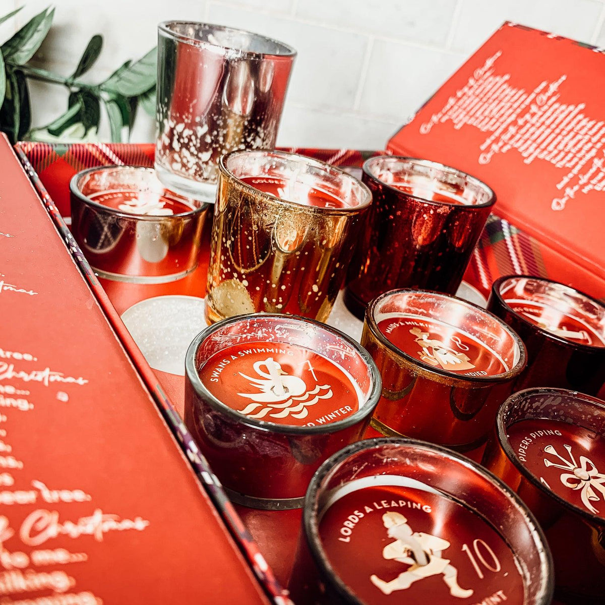 12 Days of Christmas Advent Candle Gift Set | 12 Scents