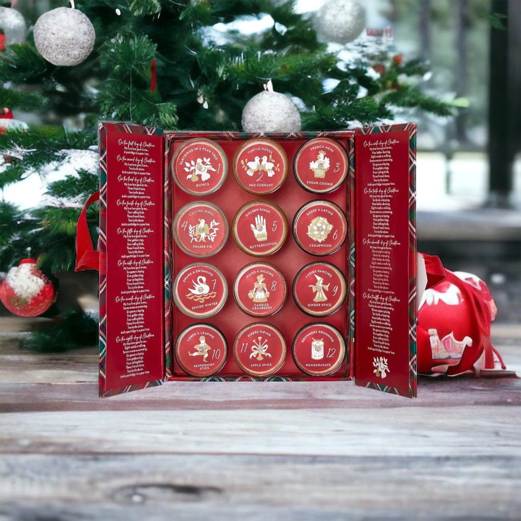 12 Days of Christmas Advent Candle Gift Set | 12 Scents