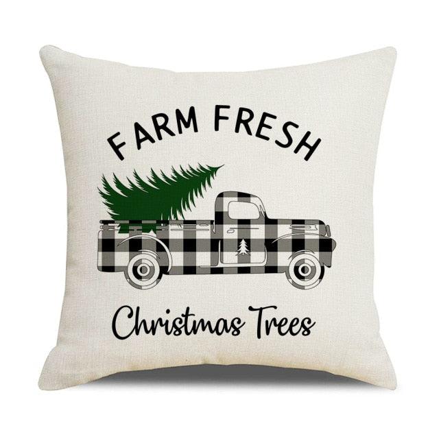 Christmas Decorative Pillow Cover | 37 Designs, 18 × 18 in