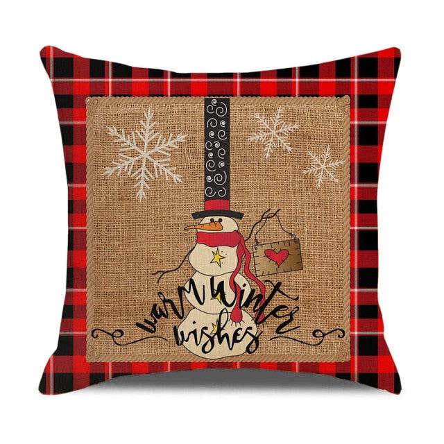 Christmas Decorative Pillow Cover | 37 Designs, 18 × 18 in