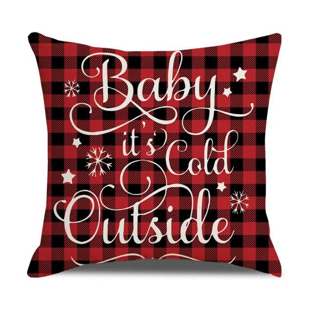 Christmas Decorative Pillow Cover | 37 Designs, 18 × 18 in