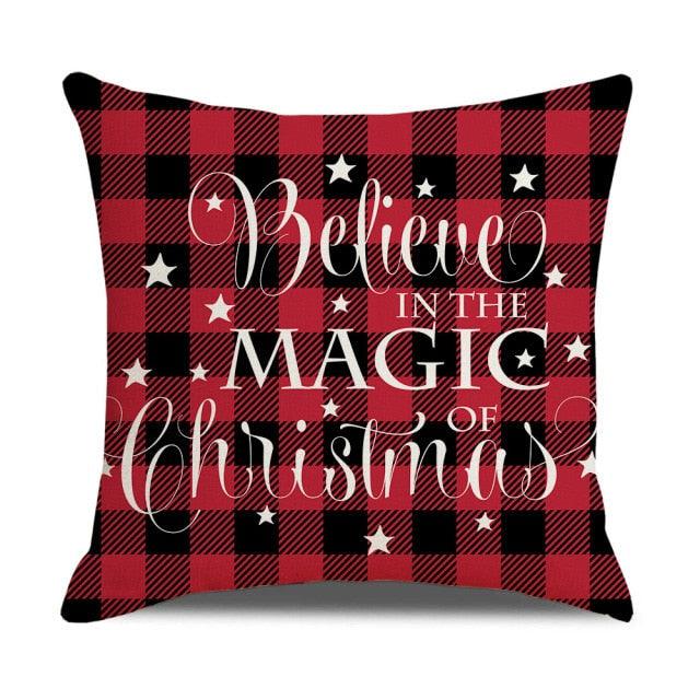 Christmas Decorative Pillow Cover | 37 Designs, 18 × 18 in