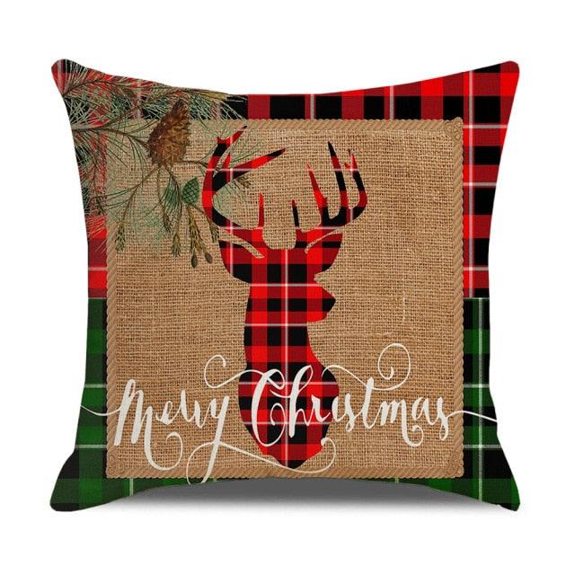 Christmas Decorative Pillow Cover | 37 Designs, 18 × 18 in