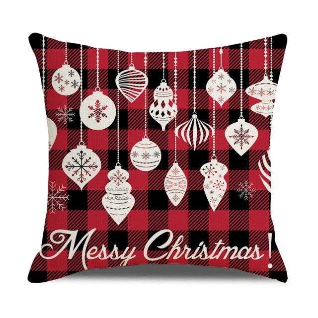 Christmas Decorative Pillow Cover | 37 Designs, 18 × 18 in