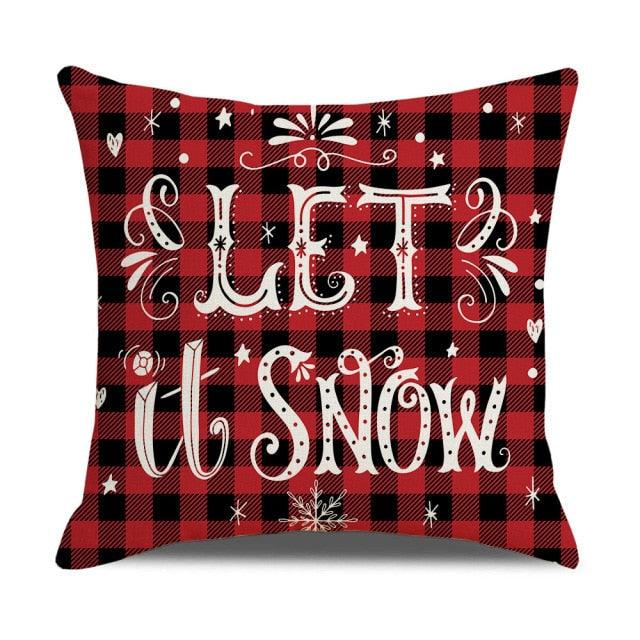 Christmas Decorative Pillow Cover | 37 Designs, 18 × 18 in