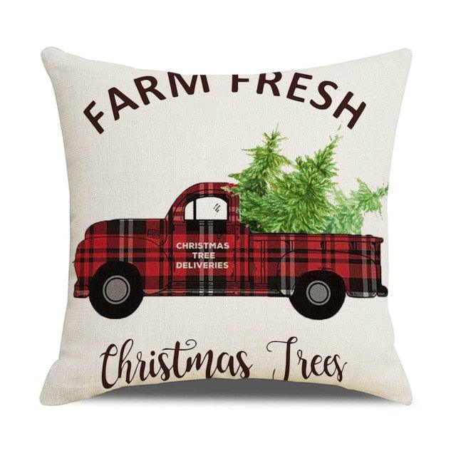 Christmas Decorative Pillow Cover | 37 Designs, 18 × 18 in
