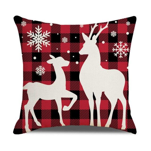Christmas Decorative Pillow Cover | 37 Designs, 18 × 18 in