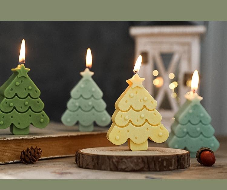Christmas Tree-Shaped Scented Candle | 8 Colors
