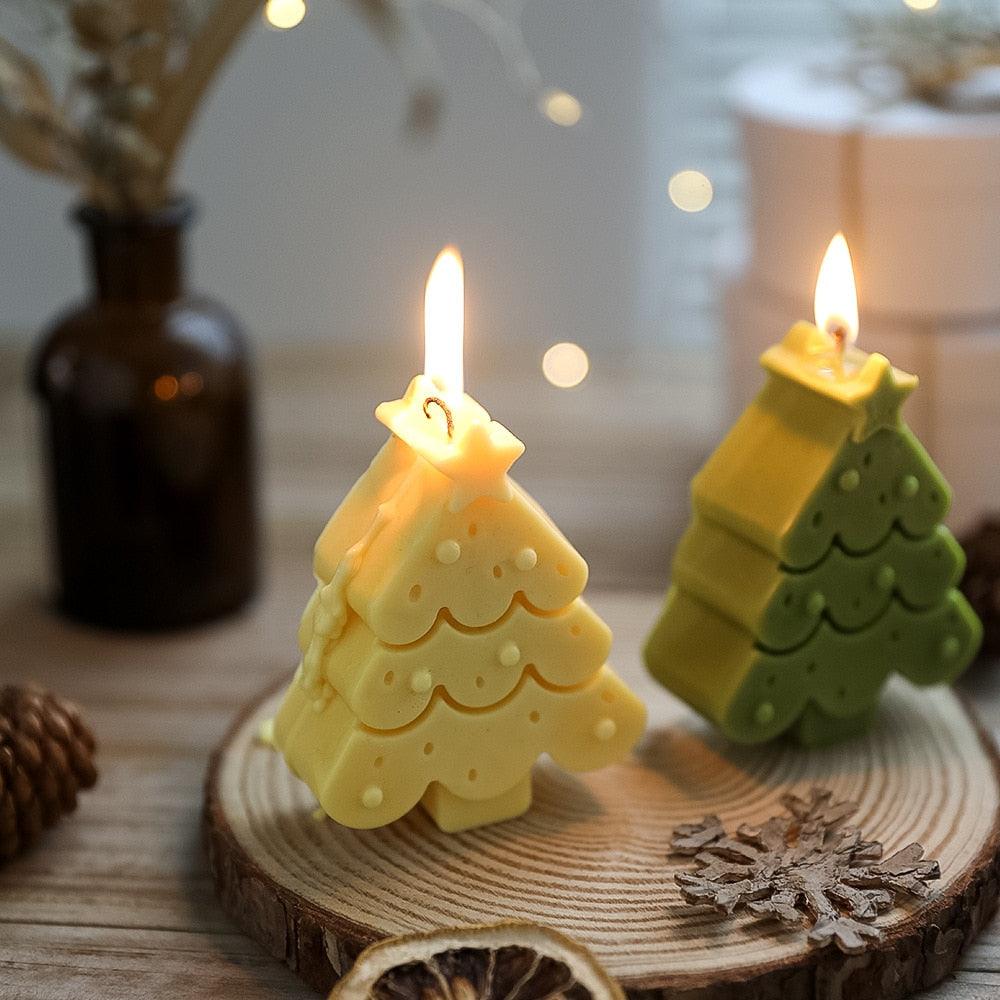 Christmas Tree-Shaped Scented Candle | 8 Colors