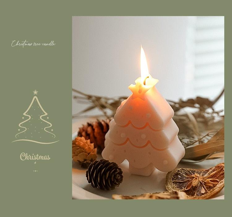 Christmas Tree-Shaped Scented Candle | 8 Colors