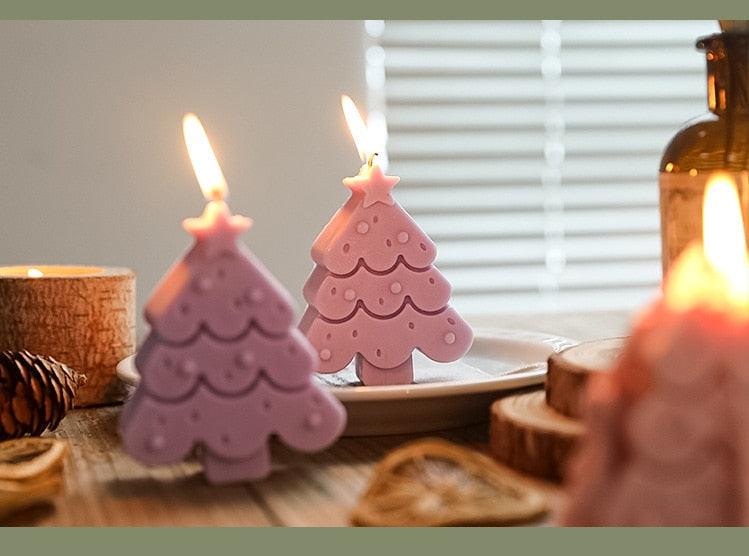 Christmas Tree-Shaped Scented Candle | 8 Colors