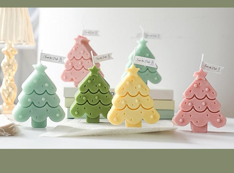 Christmas Tree-Shaped Scented Candle | 8 Colors