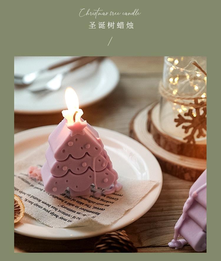 Christmas Tree-Shaped Scented Candle | 8 Colors