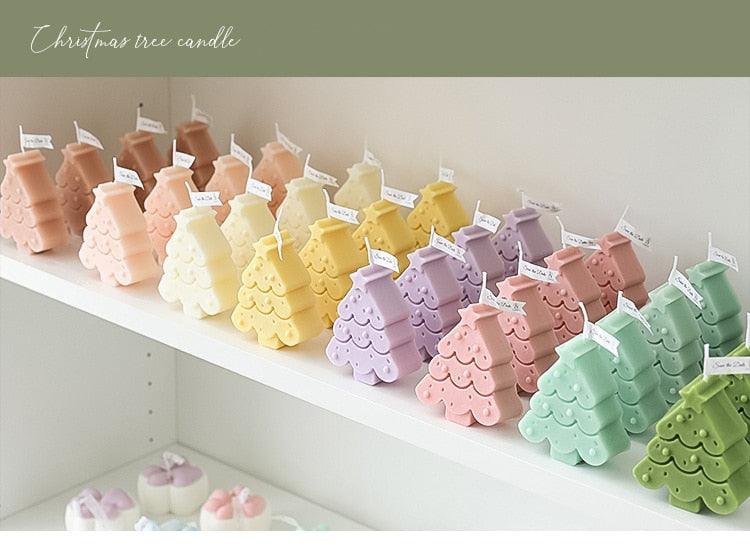 Christmas Tree-Shaped Scented Candle | 8 Colors