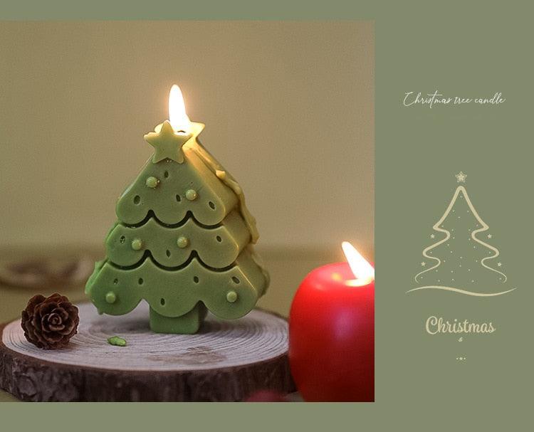 Christmas Tree-Shaped Scented Candle | 8 Colors