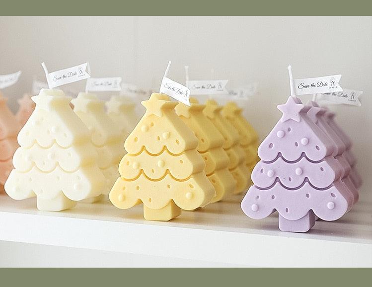 Christmas Tree-Shaped Scented Candle | 8 Colors