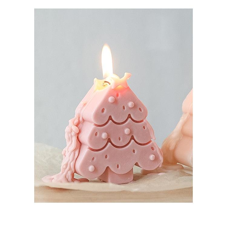 Christmas Tree-Shaped Scented Candle | 8 Colors