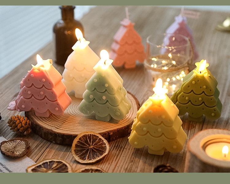 Christmas Tree-Shaped Scented Candle | 8 Colors