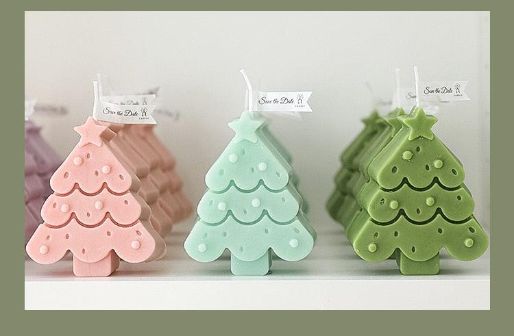 Christmas Tree-Shaped Scented Candle | 8 Colors