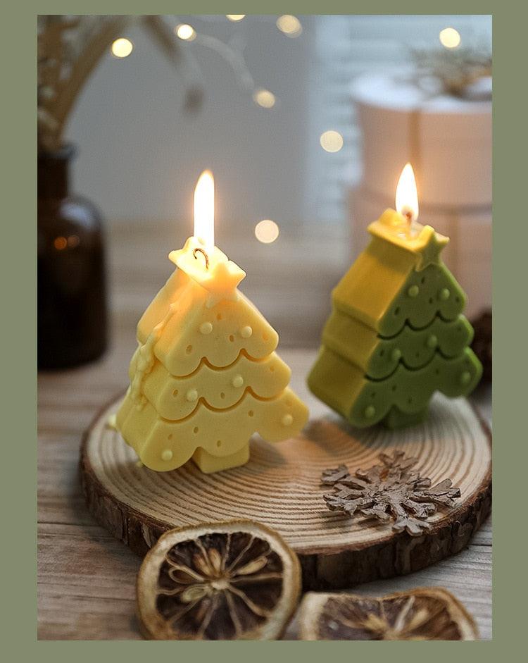 Christmas Tree-Shaped Scented Candle | 8 Colors