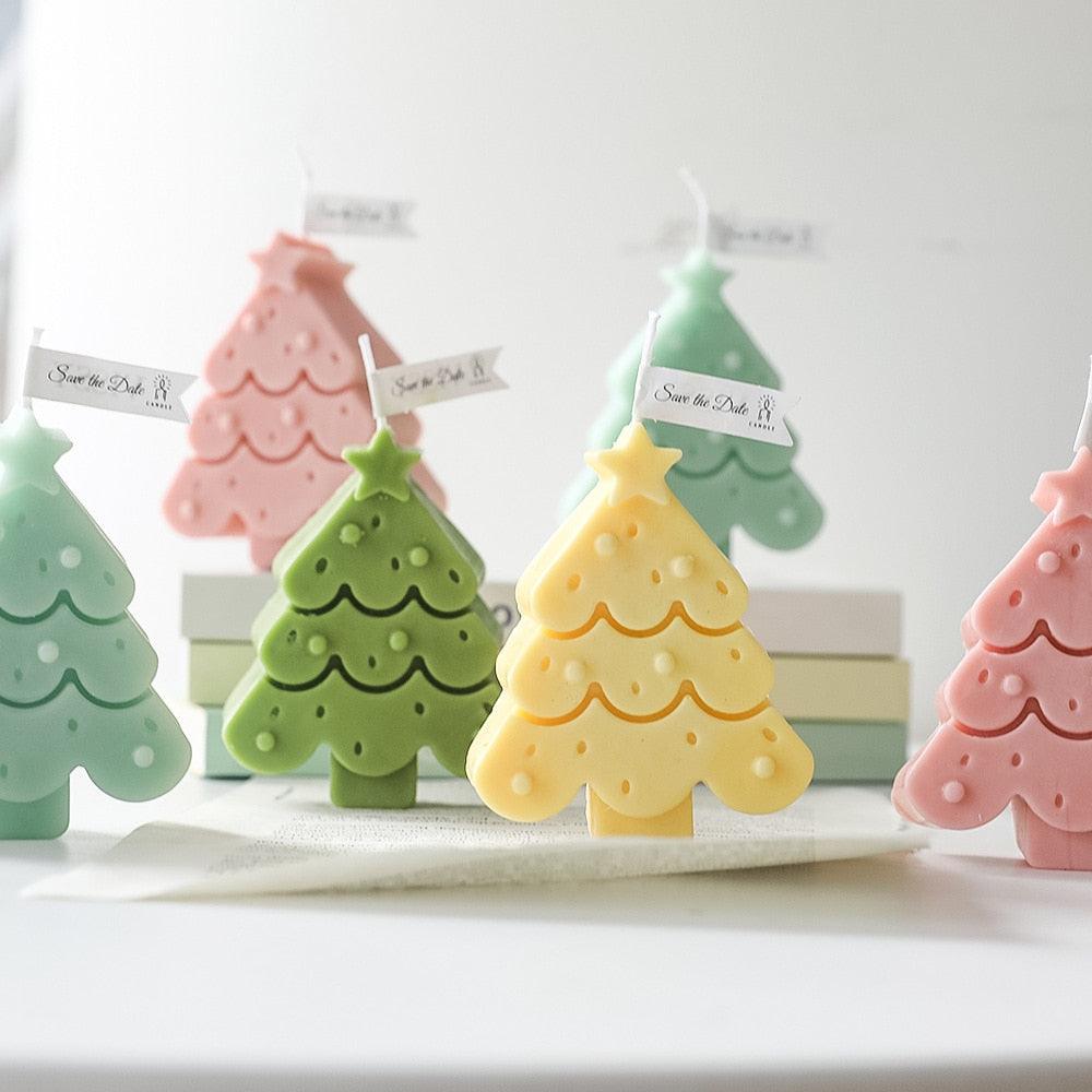 Christmas Tree-Shaped Scented Candle | 8 Colors