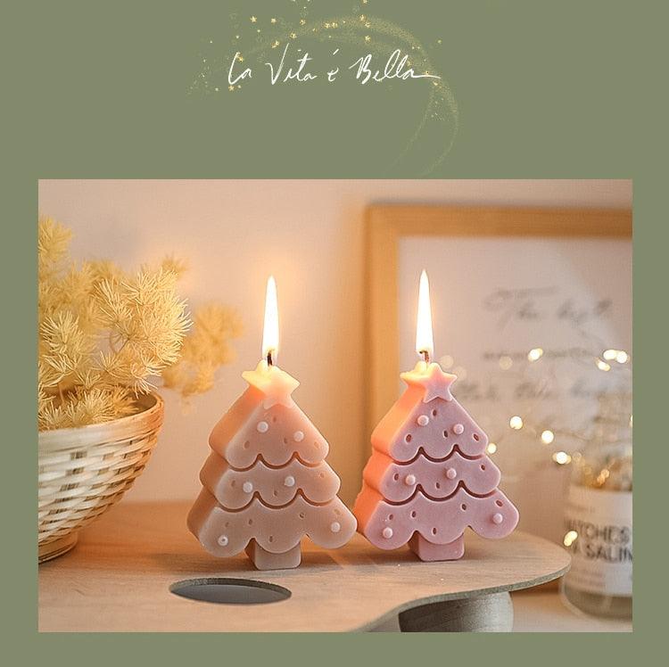 Christmas Tree-Shaped Scented Candle | 8 Colors