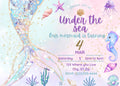Mermaid Party Invitation