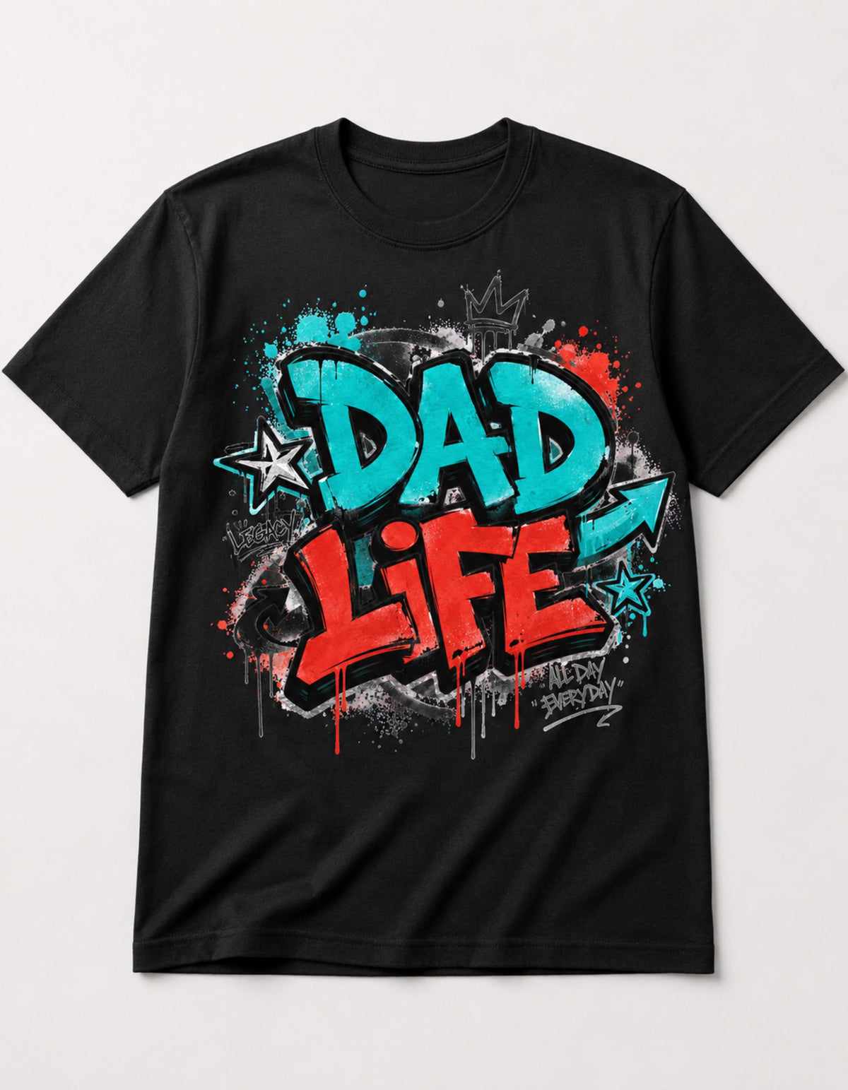 Dad Life Graffiti Design Digital Download