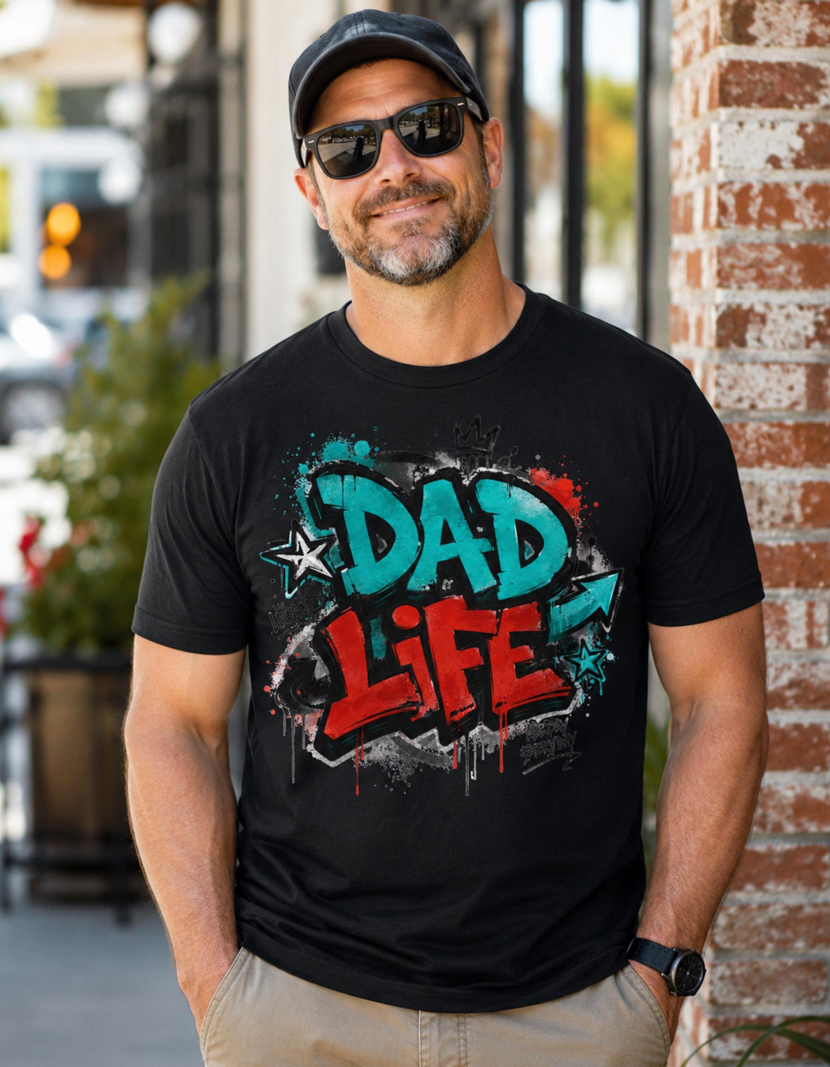 Dad Life Graffiti Design Digital Download