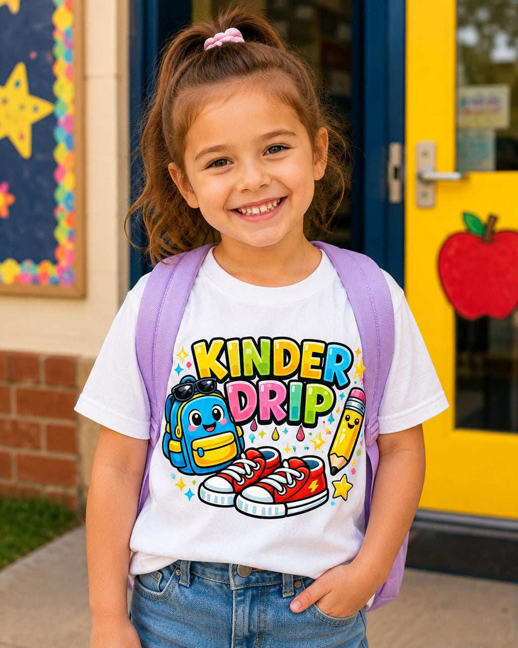 Pre-K to 5th Grade Vibes Only PNG – Back to School Shirt Design (Digital Download)