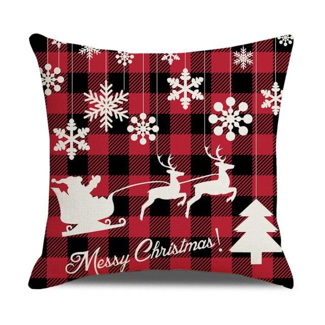 Christmas Decorative Pillow Cover | 37 Designs, 18 × 18 in